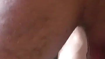 She's riding that massive cock for the first time and taking it deep inside. He finally fills her mouth with cum and she greedily swallows every drop.