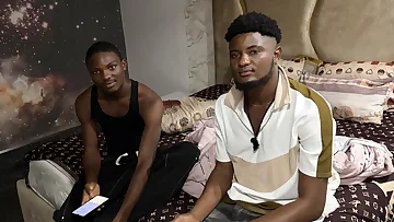 Stepbrothers tag team that ass until he screams from the relentless pounding. These Nigerian BBCs destroy that young twink in a rough amateur threesome.