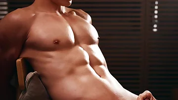 Watch this muscular Thai god get edged until he's begging for release. His powerful body trembles before he unleashes a massive fetish tribute.