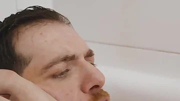 These hairy bros are pissing in the bathroom before things get even steamier. They unleash their streams before moving on to some seriously dirty action.