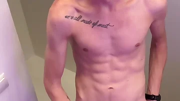 Can this twink actually handle his own huge thick dick during this intense session? His amateur handjob builds to a hardcore cumshot that proves he's got what it takes.