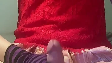 This young twink shoots two massive loads in just minutes, covering himself in thick cum. His explosive orgasms leave him dripping with pleasure after such an intense session.
