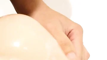 This chubby Korean guy fucks a sex doll raw in his hotel bathtub. Watch him use that uncut cock on his toy until he gets off.