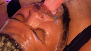Watch a sloppy deep throat fucking session with a fat tattooed stud who knows how to use his big ass. This bareback interracial blowjob is amateur gay porn at its finest.