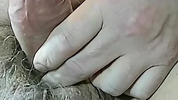 This hairy British chub is working himself up for a massive second cumshot that'll blow your mind. His amateur masturbation session shows off every inch of his middle-aged appeal.