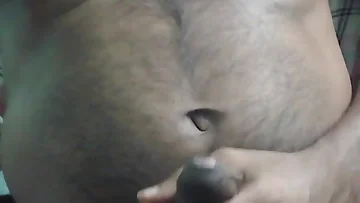 Stroking my hairy cock alone in my room tonight felt so damn good. This Indian amateur went solo with some desi masturbation to relieve all that built-up tension.