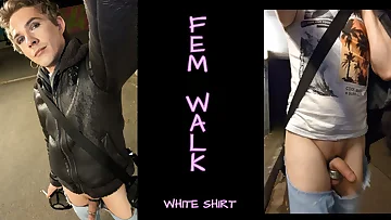 This amateur exhibitionist takes public indecency to new heights by cruising outdoors while unleashing a steady stream of piss. The thrill of potentially getting caught adds an extra layer of excitement to this daring public display.
