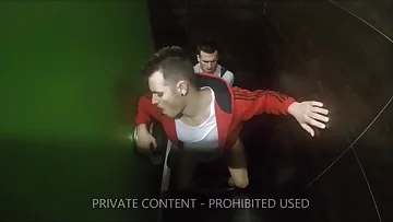 A tattooed Spanish twink gets steamy with his partner in a cramped bathroom. They go all the way with a raw blowjob and intense anal fucking against the wet tiles.