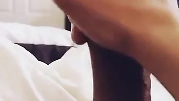 Watch this African dude race to make himself cum fast in this intense homemade session. He delivers a massive cumshot that'll leave you breathless.