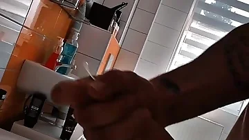 This young Czech with a huge cock desperately needs help jerking off that monster. He's solo and white, but that massive dick deserves some proper attention.