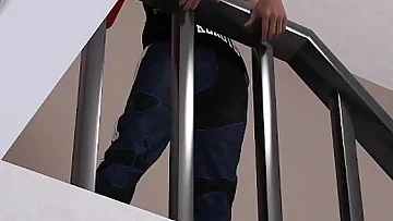 This virgin boy experiences his tight hole being stretched open for the very first time. The American 3D animation captures every detail of his initiation.