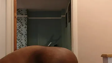 I'm taking these huge dildos deep in my ass, stretching myself to the limit. They plunge inside, fucking me hard with every thrust.
