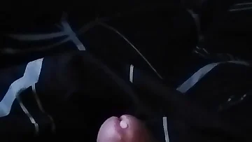 This guy can't wait to get home so he busts a huge load inside his car instead. He shoots his cum everywhere in the confined space, making a proper mess of the interior.