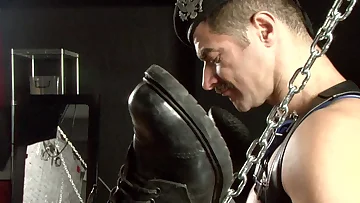 Aitor and Carlos deliver rough domination and raw cumshots in this intense scene. These hunks go hard with anal, blowjobs, and fetish action.