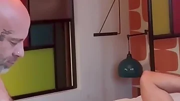 A straight muscular dude finds himself getting his limits tested in this intense encounter. He's getting both his cock sucked and jerked until he can't hold back his load.