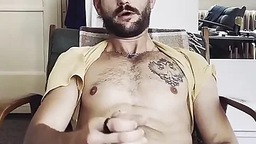 Home alone and horny as hell, he can't resist stroking his hard cock for the camera. This solo amateur session delivers authentic homemade handjob action.