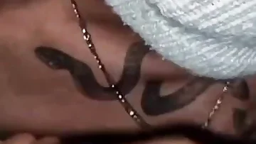 This Russian twink gets absolutely drenched in multiple loads during an intense bukkake session. He eagerly takes every last drop of cum right in his mouth and across his face.