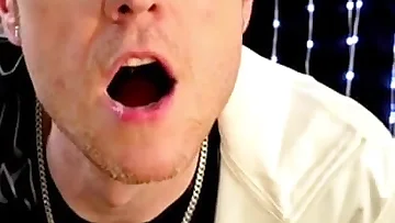 A European guy strokes his cock alone while begging for someone to fuck him. He's amateur and hungry for a real dick in his mouth.