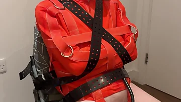 She gets tied up and teased with sex toys until she cums hard from the intense stimulation. The domination continues with ball gag and bondage until she can't take anymore.