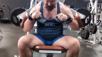 Let's get sweaty together at the gym, bro, and work up a serious heat between us. This intense workout session is about to get seriously fucking hot.