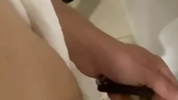 A young European man gets filmed pissing at a public urinal. This bathroom voyeur footage captures his amateur streaming in a risky location.