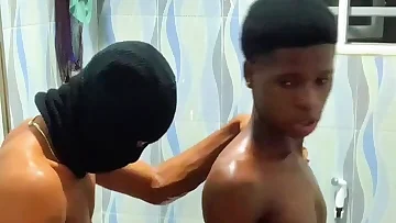 This young African stud takes massive BBC in every room of the house without mercy. He gets pounded hard from every angle until he's completely satisfied.