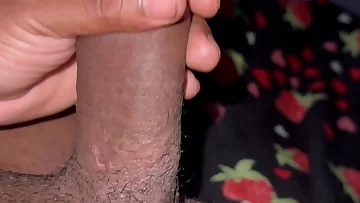 I'm waiting for my neighbor's big black cock to show up and dominate me. This homemade masturbation scene features a man anticipating some Dominican passion.