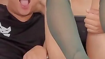 These Colombian teens flash their sexy nylon-covered feet right on webcam for your viewing pleasure. Their tattooed bodies and foot fetish show will drive you absolutely wild.