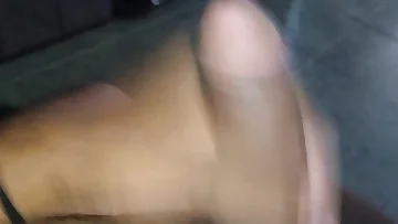 Waking up with morning wood means it's time to stroke this huge Latino cock. I'm jerking off solo until I blow a massive load all over myself.
