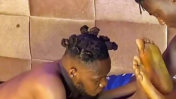 Behind closed doors, a threesome gets down with intense blowjobs and anal. These Nigerian guys keep it raw and amateur in every way.