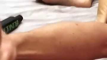 These black guys tag team an anonymous bottom with relentless bareback action. The interracial threesome features intense ass licking, blowjobs, and a massive cumshot finale.