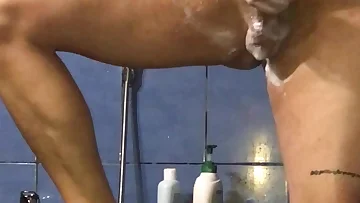 Come stroke with me in the shower until we both fucking explode together. This steamy bathroom session will leave us both covered in hot cum.