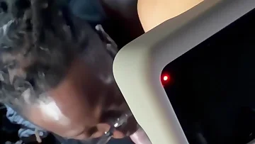 This sissy gets fucked bareback interracial style by a massive black cock. She takes every inch of that pounding like a good little slut.