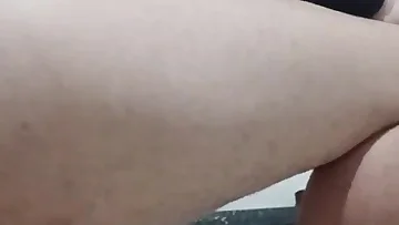 This chubby guy is showing off his fat ass squeezed into tight shorts. His Latino curves are looking absolutely delicious in those revealing pants.