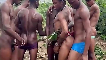 The tension builds as these muscular Latinos and twinks fuck bareback. Everything culminates in that moment when the creampie finally happens.