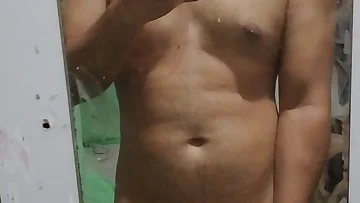 He's getting his cock worshipped by an effeminate Brazilian who knows exactly how to suck dick. This homemade blowjob session shows some serious Latino talent.