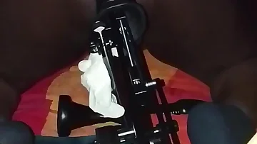 Can this big ass take a fucking machine? Watch this Brazilian amateur's anal masturbation as she gets absolutely wrecked by that toy.
